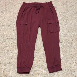 Soft rust colored joggers from torrid size 1X
